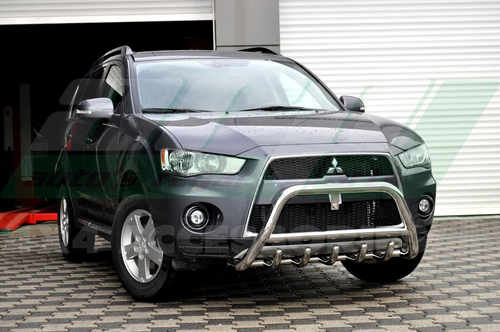Кенгурятник з зубъями Can otomotiv для Mitsubishi Outlander XL 2010-2012
