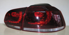 Задняя светодиодная LED альтернативная оптика (R20 красная TC) для Volkswagen Golf 6 2009-2012