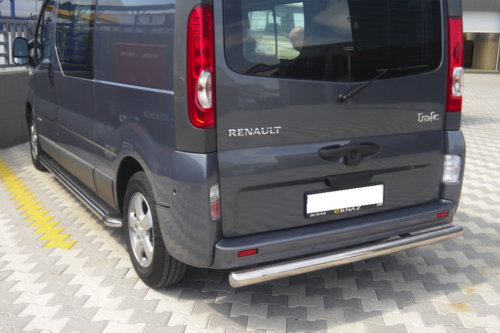 Захист заднього бампера пряма труба Renault Trafic 2001-2014