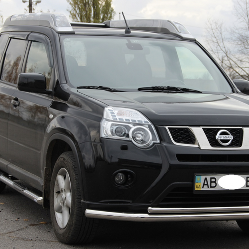 Захист переднього бампера подвійний для Honda CRV 2010-2012 Діаметр 60-42мм