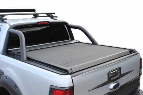 Ролета на кузов OMBACK до Ford Ranger 2012-2022 чорна (OmsaLine, 2617OBK101)