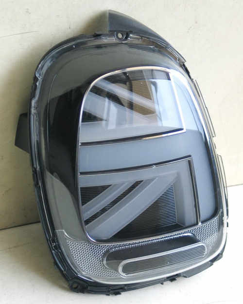 Оптика задня LED Union Jack чорна для Mini Cooper F55/ F56/ F57 (2014-)