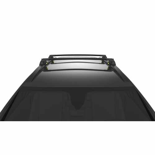 Багажник на кришу Turtle Air 2 для Renault Kadjar 2016+, чорний (2шт)