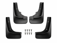 Бризковики Mitsubishi Outlander XL 2007-2012 вузький поріг, (4шт.)