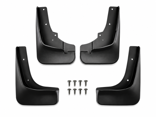 Брызговики Mitsubishi Outlander XL 2007-2012 Узкий порог, (4шт.)