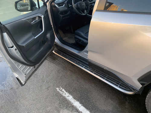 Бокові пороги підніжки Toyota RAV4 2019+