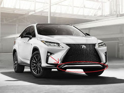 Накладка переднего бампера Lexus RX 2016-2019 F-Sport