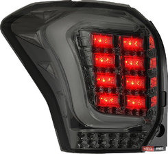 Задние светодиодные LED фонари для Subaru Forester 2013+ (тонированный хром)