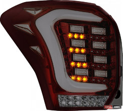 Задние светодионые LED фонари тонированный хром для Subaru Forester 2013+