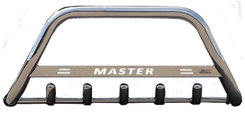 Кенгурятник з написом і грилем D51 для Renault Master 1998-2010 (WT004)