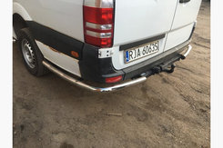 Захист заднього бампера кути для Mercedes-Benz Sprinter 2018- (Extra Long)