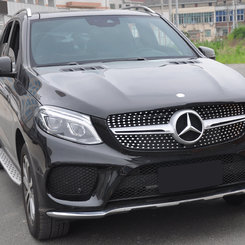 Решітка Diamond Silver для Mercedes GLE W166 (2015-2018) З камерою