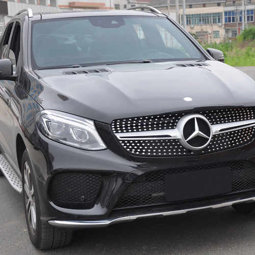 Решітка Diamond Silver для Mercedes GLE W166 (2015-2018) З камерою