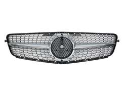 Решетка радиатора Mercedes C-Class W204 2006–2013 Diamond Silver