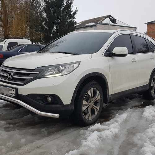 Захист переднього бампера хвиля для Honda CRV 2012-2016 (ST-Line, ST007)