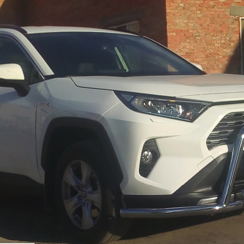 Кенгурятник з захистом переднього бампера для Toyota Rav 4 2019+ Діаметр 60мм