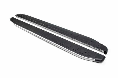  Бокові пороги Fullmond до Jeep Compass 2006-2016 , (2 шт., алюміній)