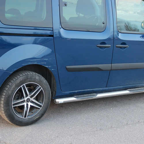 Бічні труби B2 для Renault Logan MCV 2013+, (2шт, нерж) 60мм