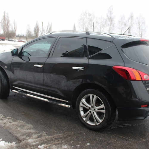 Бічні труби B2 для Renault Logan MCV 2013+, (2шт, нерж) 60мм