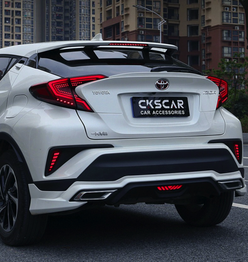 Задні діодні ліхтарі LED для Toyota C-HR чорна