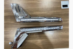 Реснички с LED для Toyota Land Cruiser 200 2016-