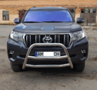 Кенгурятник з двома перемичками перемичкою і грилем D60 для Toyota Prado 150 18+