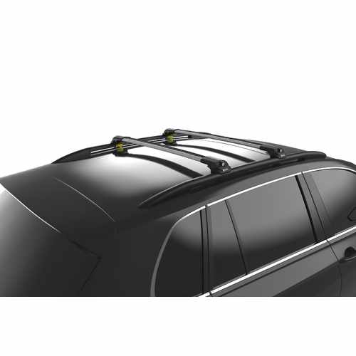  Багажник на рейлінги Mercedes GLE X167 19+ Turtle AIR1, сірий (2шт.)