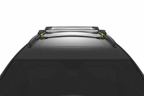  Багажник на рейлінги Renault Duster 2014-2017 Turtle AIR1, сірий (2шт.)