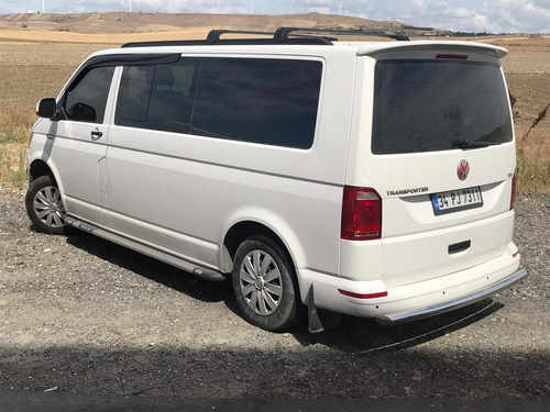 Алюмінієві рейлінги інтегровані для VW T5, T6 чорні (Коротка база)