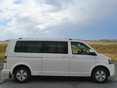 Алюмінієві рейлінги інтегровані для VW T5, T6 сріблясті (Коротка база)