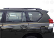 Рейлінги Toyota Land Cruiser Prado 150 Чорні