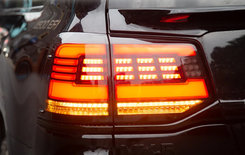 Задние LED фонари для Toyota Land Cruiser 200 2016+ Темные