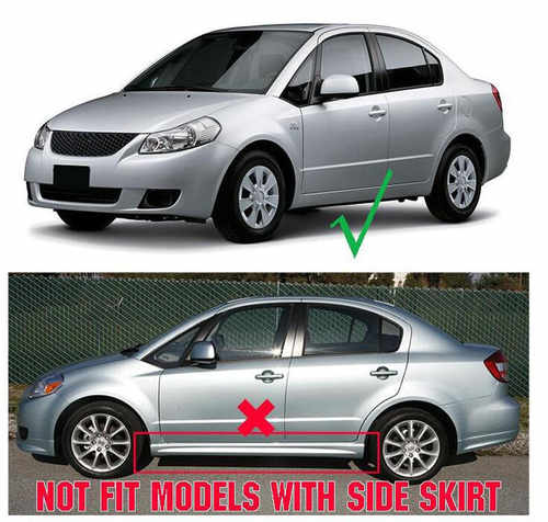 Бризковики для Suzuki SX4 2006-2013 Седан, к-кт (4шт.)