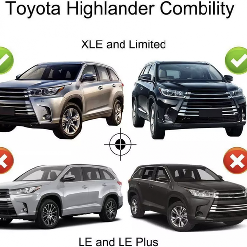 Перемички на рейлінги Toyota Highlander 2014-2019