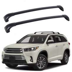 Перемички на рейлінги Toyota Highlander 2014-2019 (чорн)