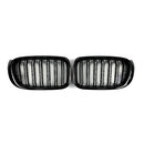 Решітка радіатора ніздрі BMW X3 Series F25 2010-2017 рік Чорний Глянець