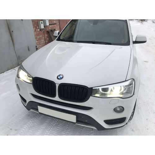 Решітка радіатора ніздрі BMW X3 Series F25 2010-2017 рік Чорний Матовий