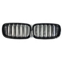 Решітка радіатора BMW X5 Series E70 2007-2013 рік Чорний Глянець