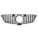 Решітка радіатора Mercedes GLE-Class W166 2015-2019 GT Chrome Black