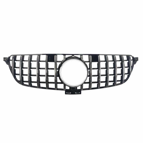 Решітка радіатора Mercedes GLE-Class W166 2015-2019 GT Chrome Black