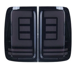 Задние светодиодные LED фонари черные для Volkswagen Amarok 2009+