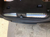 Накладка на задній порог (нерж) для Range Rover Sport 2014-