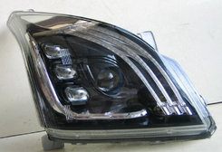 Передняя оптика LED для Toyota Land Сruiser 120 Prado стиль Benz W222