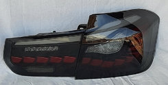 Задняя оптика LED для BMW 3 серии F30 2012-2019 стиль M4 Oled (черная)