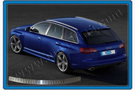 Накладка на задній бампер (матова) для Audi A6 C5 1997-2001 AVANT