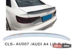 Спойлер багажника (ABS) для Audi A4 B9 2017-