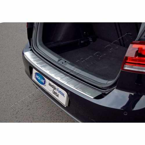 Накладка на задній бампер (нерж) для Volkswagen Golf 7 2012-2020 HB