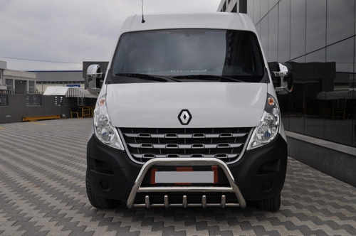 Кенгурятник з перемичкою і грилем D60 для Opel Movano 2010-