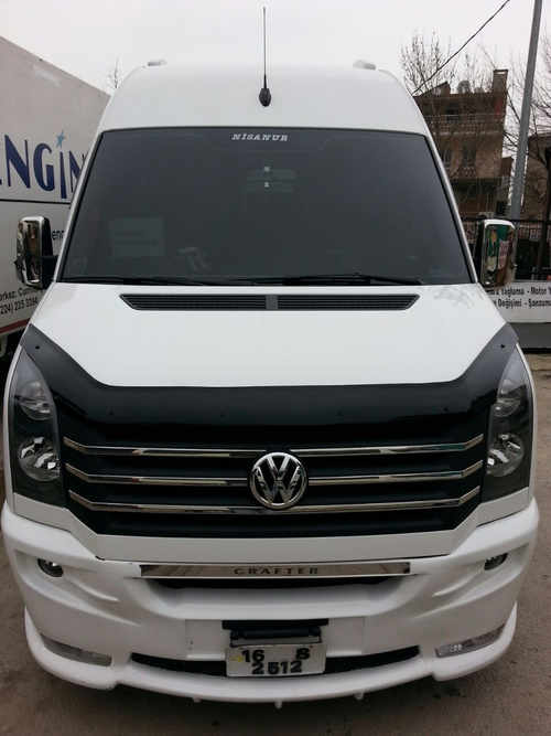 Дефлектор капота (EuroCap) для Volkswagen Crafter 2006-2017рр.