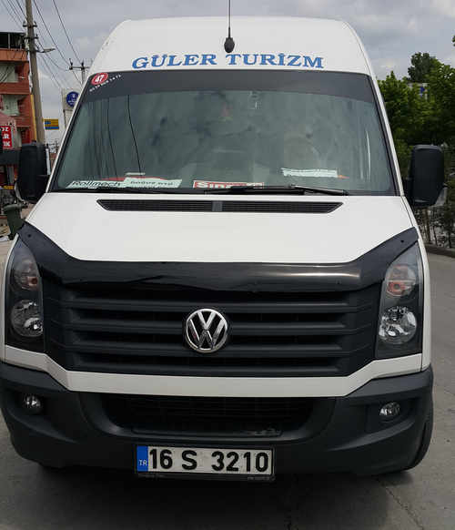 Дефлектор капота (EuroCap) для Volkswagen Crafter 2006-2017рр.